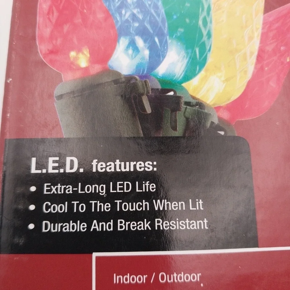 TESTED Enchanted Forest 50 LED C3 Light Set Multi Color Cool Touch Energy Smart